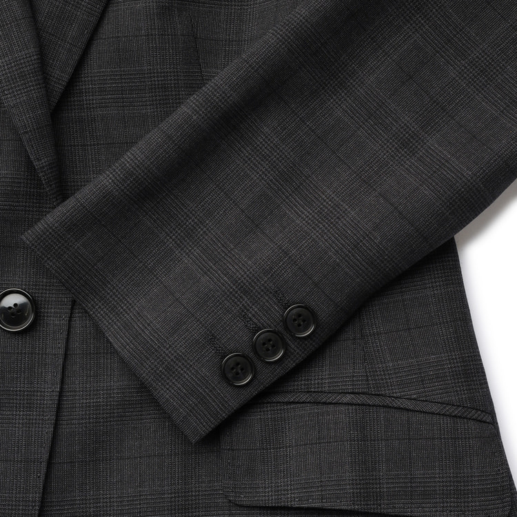 360°キレイスーツ ハイクオリティウール テーラードジャケット グレー