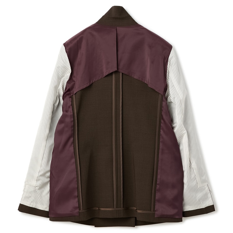 ≪Oggi.jp9月掲載≫ TRストレッチ ダブルジャケット ブラウン