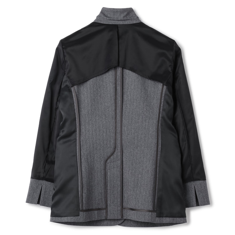 DALCUORE テーラードジャケット ビジネスジャケット ウール グレー 42 楽天市場】ウール混 スリムジャケット テーラードジャケット