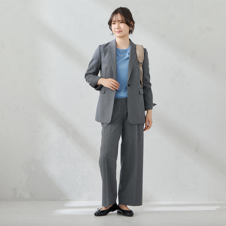 JUNKO SHIMADA A6ネイビーストライプスーツ セットアップ | Shop at