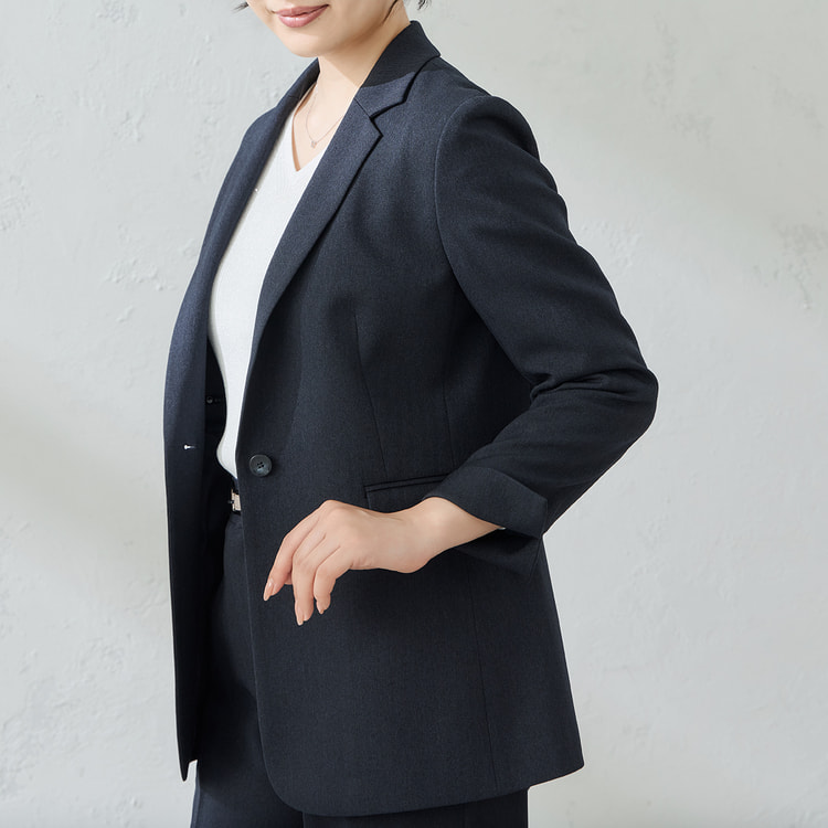 ≪Oggi12月号・Oggi.jp9月掲載≫ ウールライクツイード調 テーラード