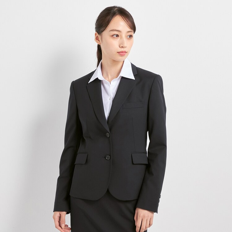 ビジネスから就活まで】紺無地テーラードジャケット