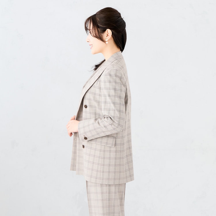 ≪Oggi4月号掲載≫ 【Oggiコラボ】グレージュチェック ダブル
