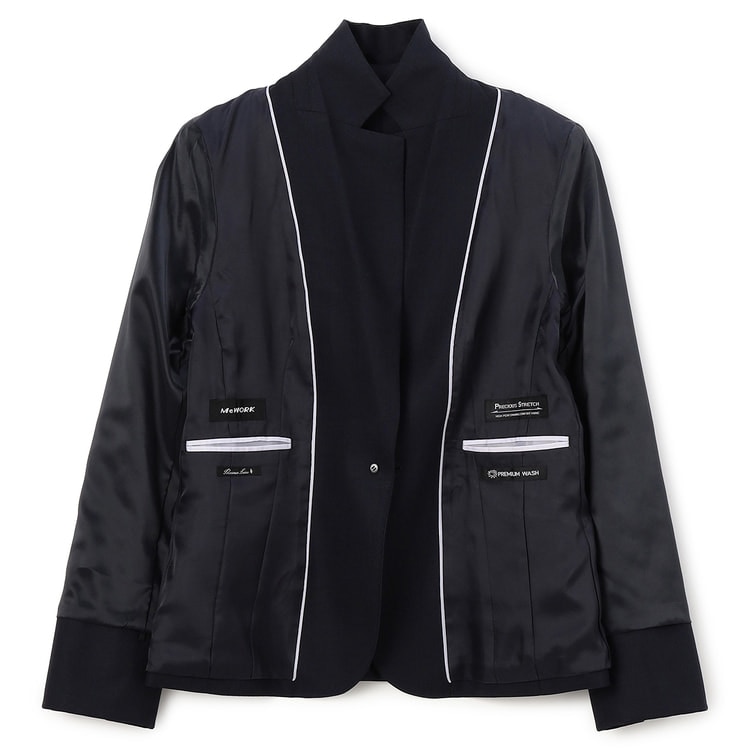 ✨ smile☺︎プロフお読みください ✨AOKI 360°キレイジャケット 洗える360°キレイスーツ テーラードジャケット 紺無地調 セットアップ