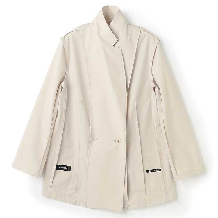 【美品】Beauty&Youth セットアップスーツ ダブル ベージュ A02_2321JK0103_03_0_2023030918