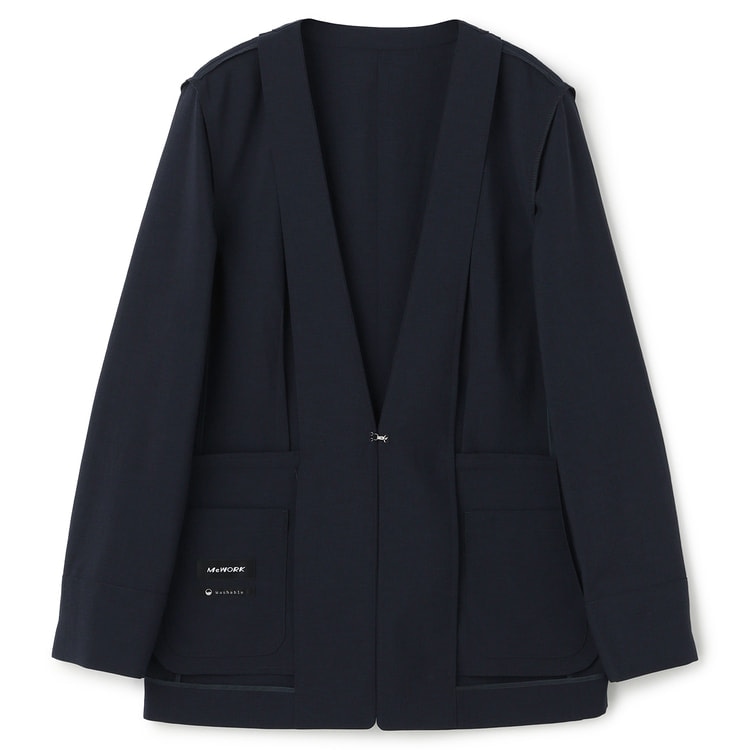 ジュンメン　セットアップ　カラーセットアップ　青　ダブルブレスト 楽天市場】【洋服の青山】春夏 ネイビー系 スタイリッシュ