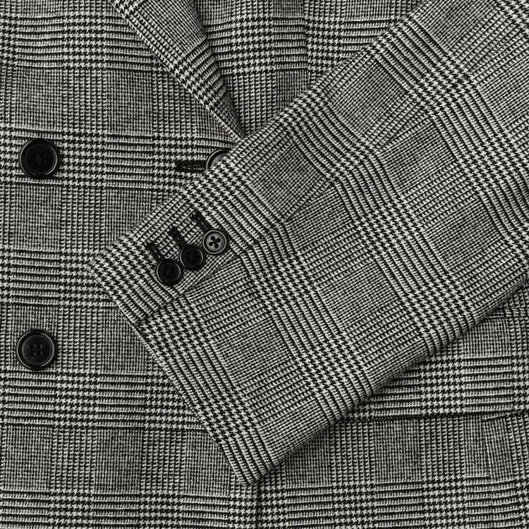 ≪Oggi12月号掲載≫ ジャコットダブルジャケット 白黒グレンチェック