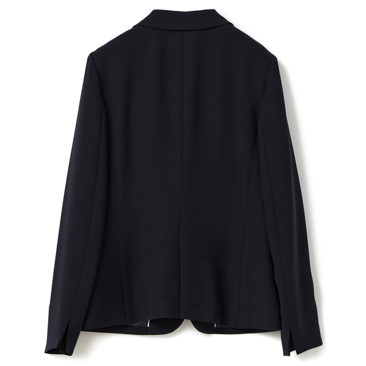 パウダリーストレッチ 紺 テーラードジャケット セットアップ着用可