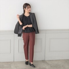 ほしのあき着用⭐︎オブリobli 千鳥格子ツイードジャケット ブルベ服 千鳥格子柄オーバーサイズジャケット（ブルベ夏向け