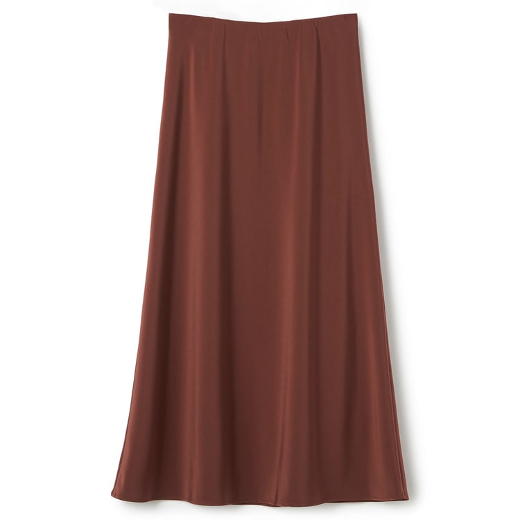 ビンテージサテンロングスカート ワイン【AOKI公式通販】