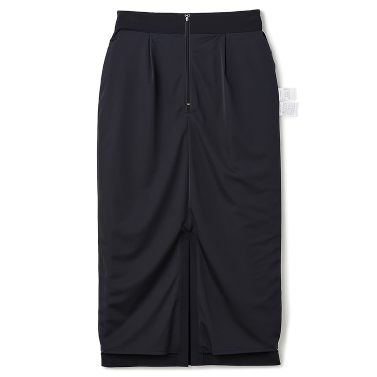 ≪Oggi.jp8月掲載≫ ライトストレッチ ロングタイトスカート 紺