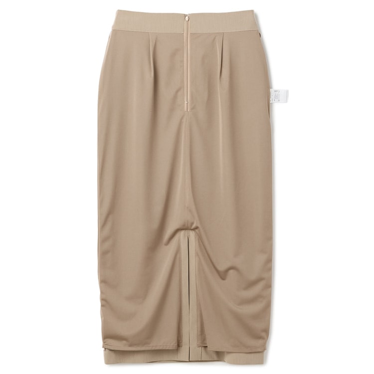 ≪Oggi.jp8月掲載≫ ライトストレッチ ロングタイトスカート ベージュ