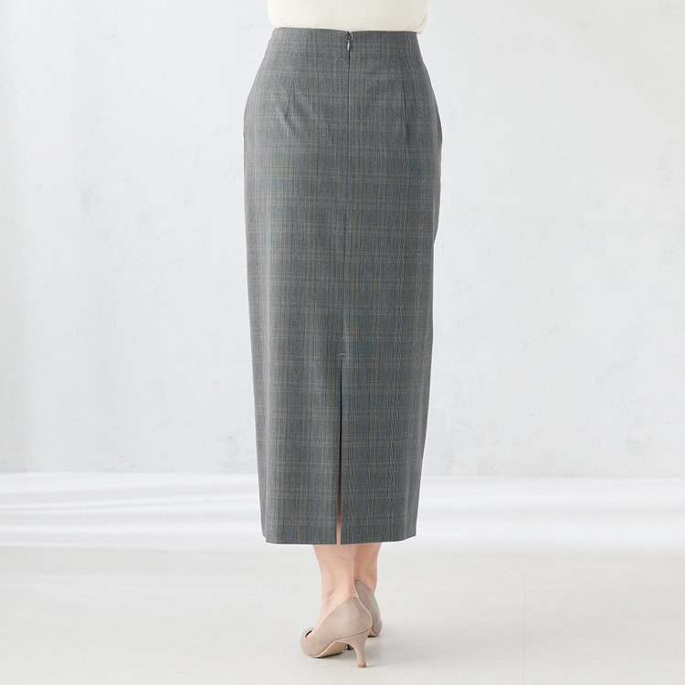 Diesel ダークグレー タイトスカート スマ美スーツ タイトスカート ネイビー/グレー（スーツスカート