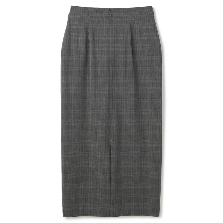 ≪Oggi.jp8月掲載≫ ライトストレッチ ロングタイトスカート グレー