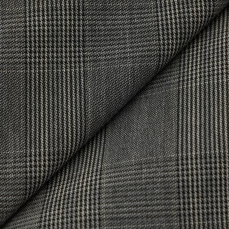 ライトストレッチ ロングタイトスカート グレーチェック セットアップ