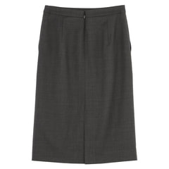 Washable beautiful suit gray pin dot tight Skirts Mix & Match wearable
