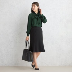 ロングスカートのセットアップ （デニムベスト×ロングスカート
