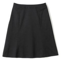 美品　UNTITLED　セットアップ　フレアパンツ　Ｓ　黒　ストライプ　日本製 TALLサイズ 〕 【セットアップ対応】シアーボイルストライプ