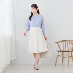 ニットツイード フレアスカート セットアップ着用可【AOKI公式通販】