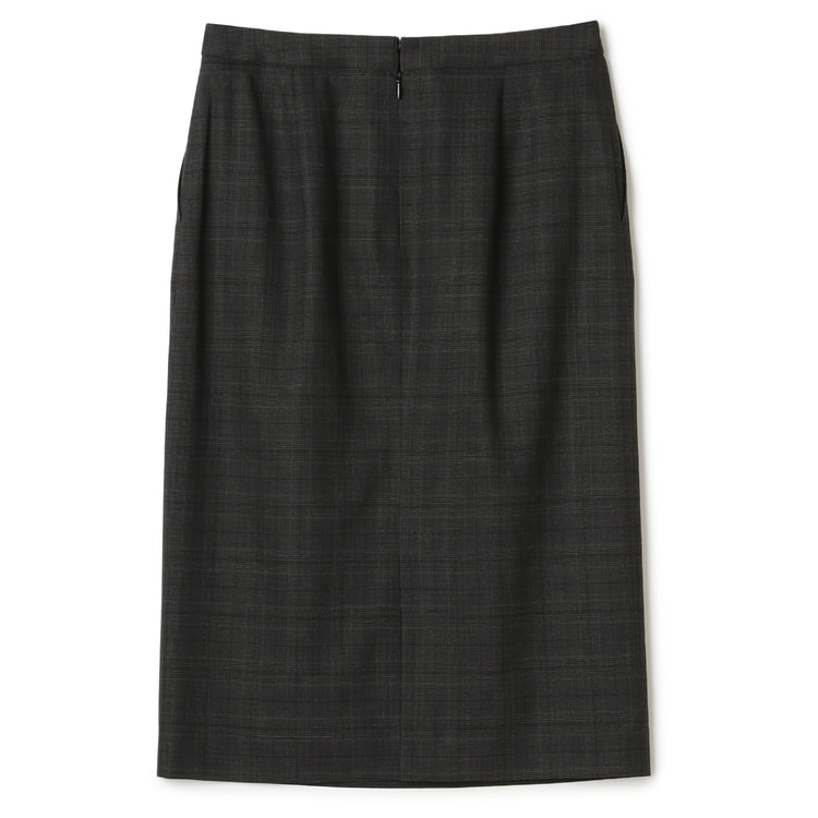 360°キレイスーツ ハイクオリティウール タイトスカート グレー