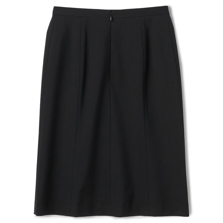 極美品⭐︎LANVIN COLLECTION 黒 シルク混 スカート スーツ 40 パーフェクトスーツファクトリー Perfect Suit FActory シルク混