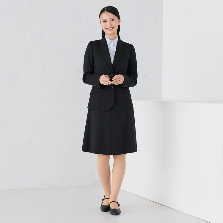 就活スーツ・黒スース　セットアップ×2セット　バラ売りok ビジネスパンツスーツ/リクルートスーツ/2点セット/就活 面接