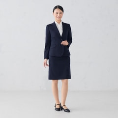 ビジネスから就活まで】究極の就活スーツ 洗える 360°キレイ 紺無地