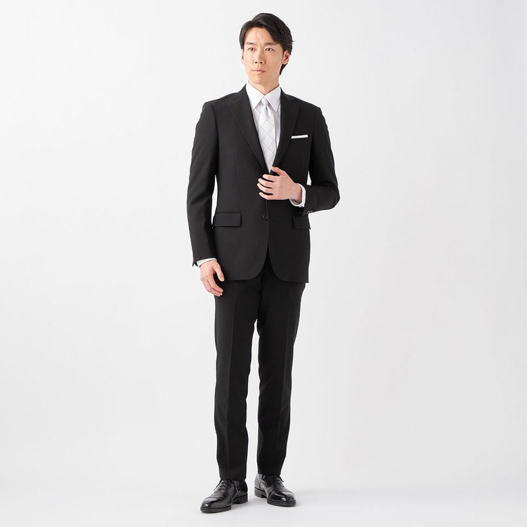 【良品】Calvin Klein スーツセットアップ ブラック フォーマル 格式