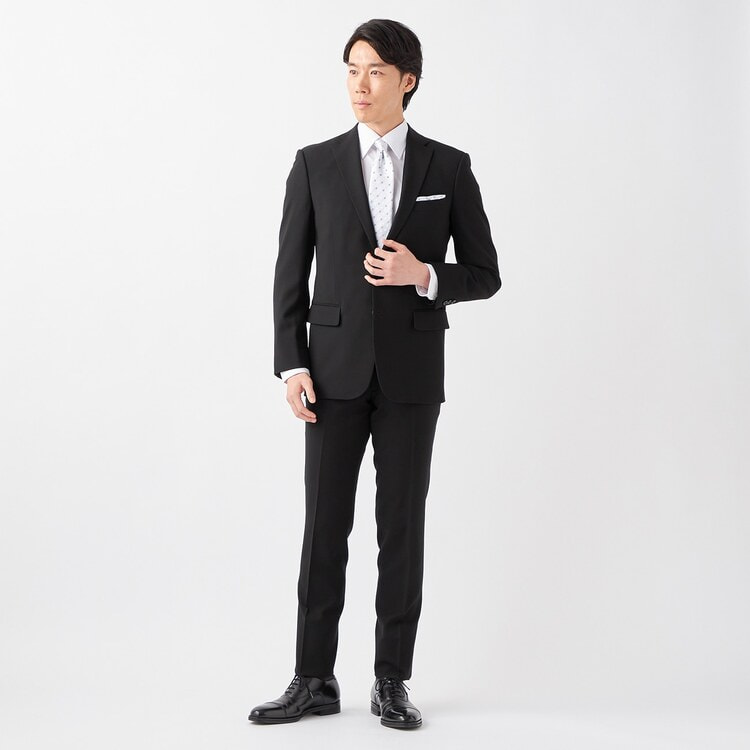 通年】軽量 シングルフォーマルスーツ LES MUES（スリムシルエット