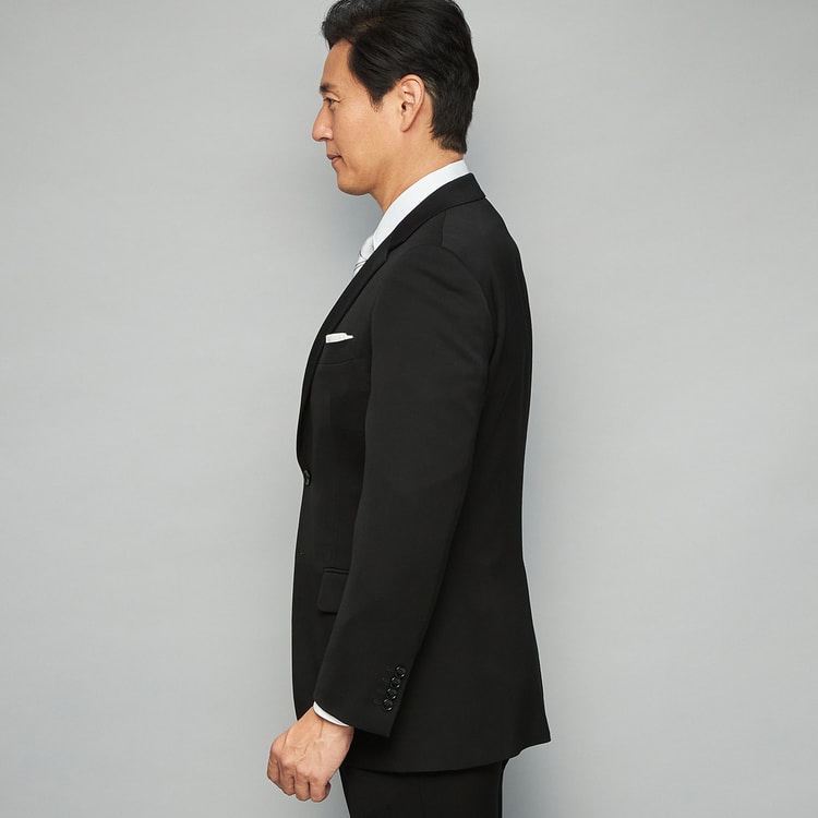 【新品】AOKI ANNIVERSAIRE A7 ネイビー ビジネススーツ 新品】AOKI ANNIVERSAIRE A7 ネイビー ビジネススーツ
