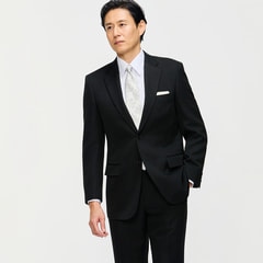 新品タグ付 AOKI レミュー ビジネススーツ 黒 アジャスター 無地 冠婚葬祭 ログインで54％OFF】【特別セール商品】【WEB限定商品】〈通年