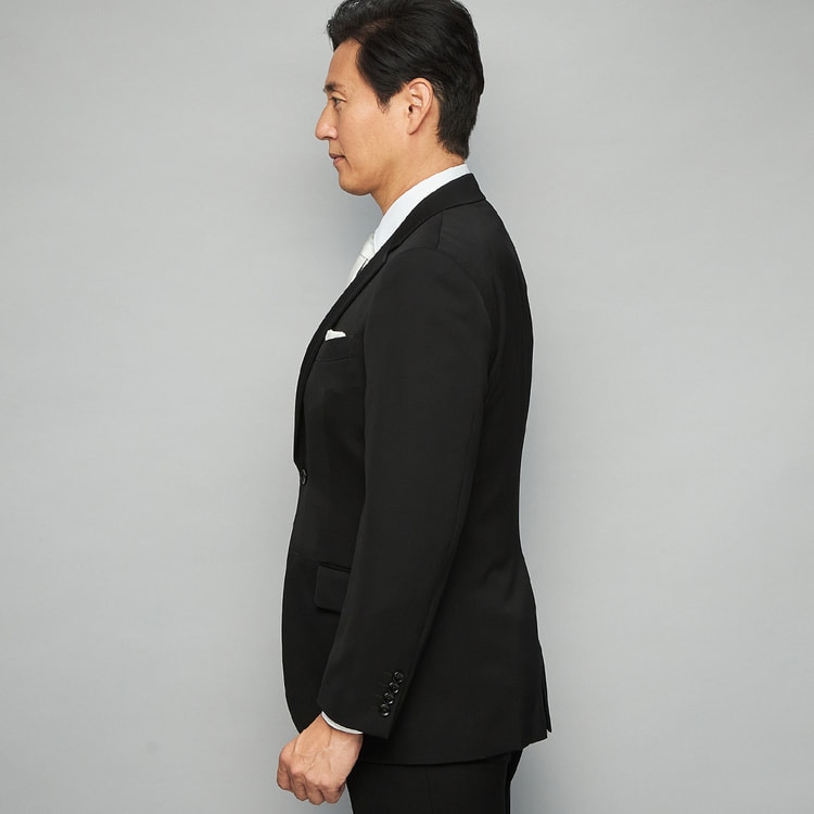 新品フォーマルパンツスーツ21号シルク混ブラック3L 七五三スーツ母の