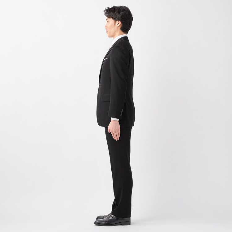 アウトレット】【通年】ナノブラック加工 シングルフォーマルスーツ