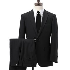 【美品】 盛夏】超軽量 ナノブラック加工 JUNKO シングルフォーマルスーツ スーツ