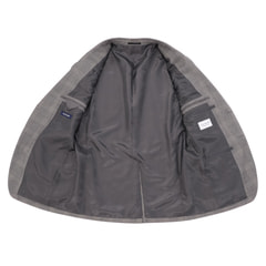 AOKI - LES MUES セットアップ スーツ ストレッチ グレー LL+Lの