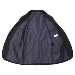 【パラスパレス】日本製 3→L ウール デニムパイピング ジャケット ネイビー パラスパレス】日本製 3→L ウール デニムパイピング ジャケット