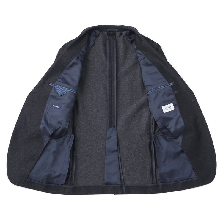 洗える Les Mues セオa テーラードジャケット&クロップドパンツ セット 洗える Les Mues セオa テーラードジャケット&クロップドパンツ