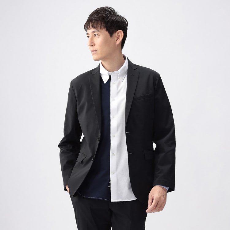 軽量ストレッチジャケット セットアップ着用可