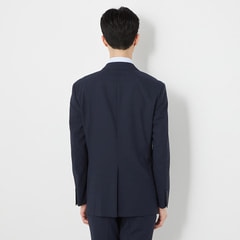 エアクール 洗える ウールブレンドジャケット 千鳥格子柄 LES MUES 