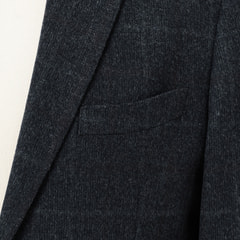 日本製生地 尾州ウールジャケット 紺格子柄 LES MUES【AOKI公式通販】