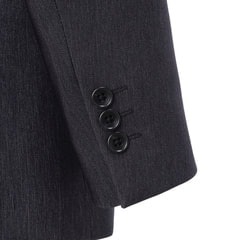 洗える ノンアイロンストレッチジャケット デニムルック LES MUES セットアップ着用可