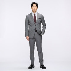 洗える ノンアイロンストレッチ ウールライクジャケット LES MUES