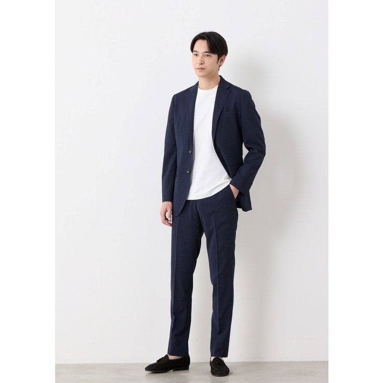 美品✨LES MUSE セットアップ ウォッシャブル ノーカラー