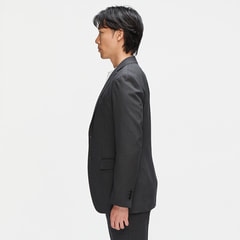 ✨美品✨LES MUES 3点セット 大きいサイズ プレシャスストレッチ 洗える ノンアイロンストレッチジャケット グレーピンヘッド LES