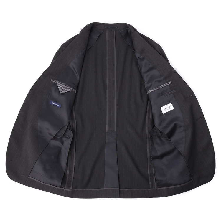 洗える ウールブレンドストレッチジャケット LES MUES セットアップ