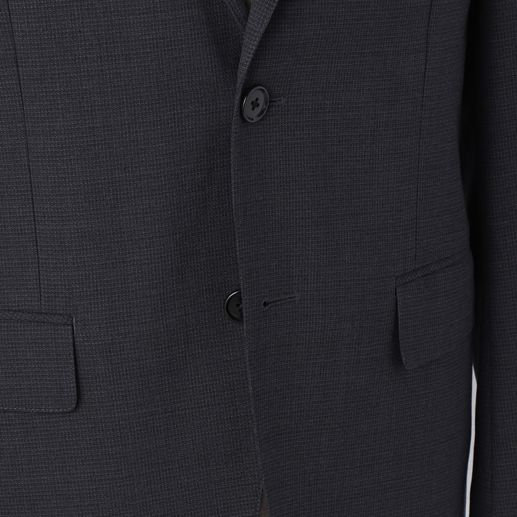 洗える スーパーストレッチウール混ジャケット LES MUES セットアップ