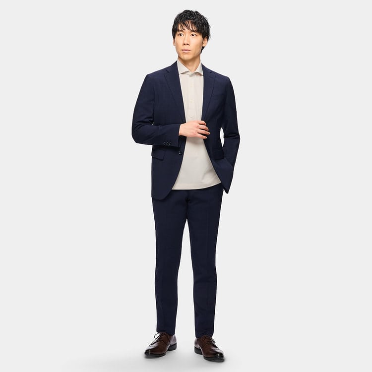 特価】スーパーエアクールセットアップジャケット グレンチェック LES