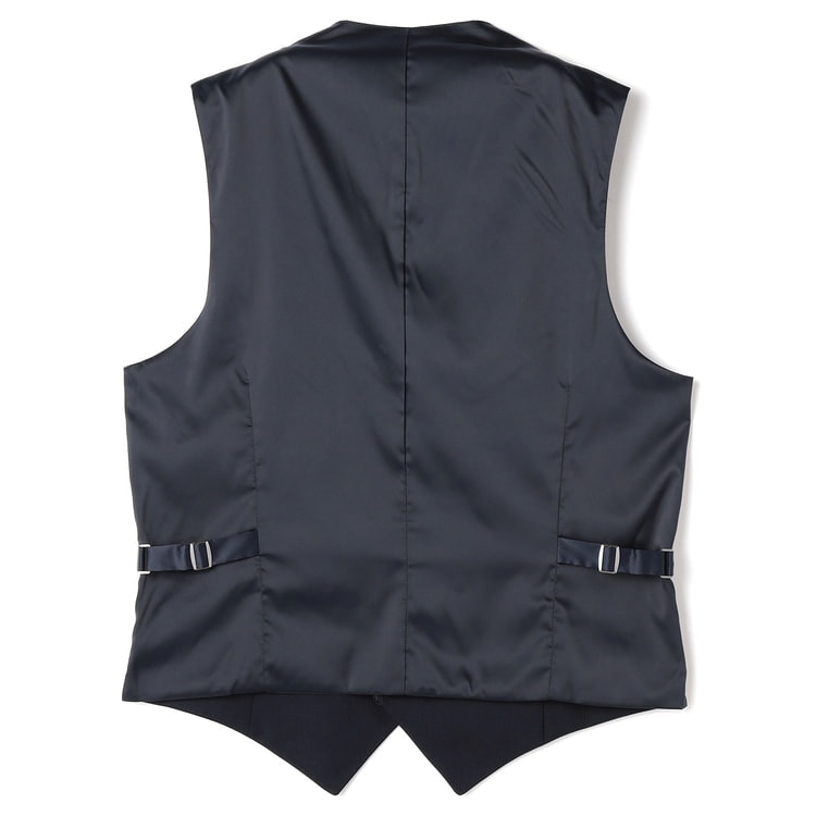 リバーシブルベスト 紺シャドー×ミディアムグレー MAJI スリム 別売