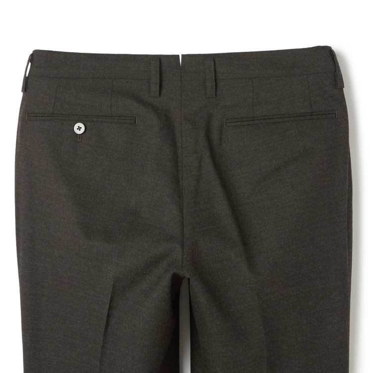 ■新品 CAFE SOHO 夏秋ウールノータック 洗濯OK 黒/チャコール&織り柄ストライプ W82 定価7，344 □新品 CAFE SOHO 春夏ウール2タック 洗濯乾燥OK 黒 W94 定価1