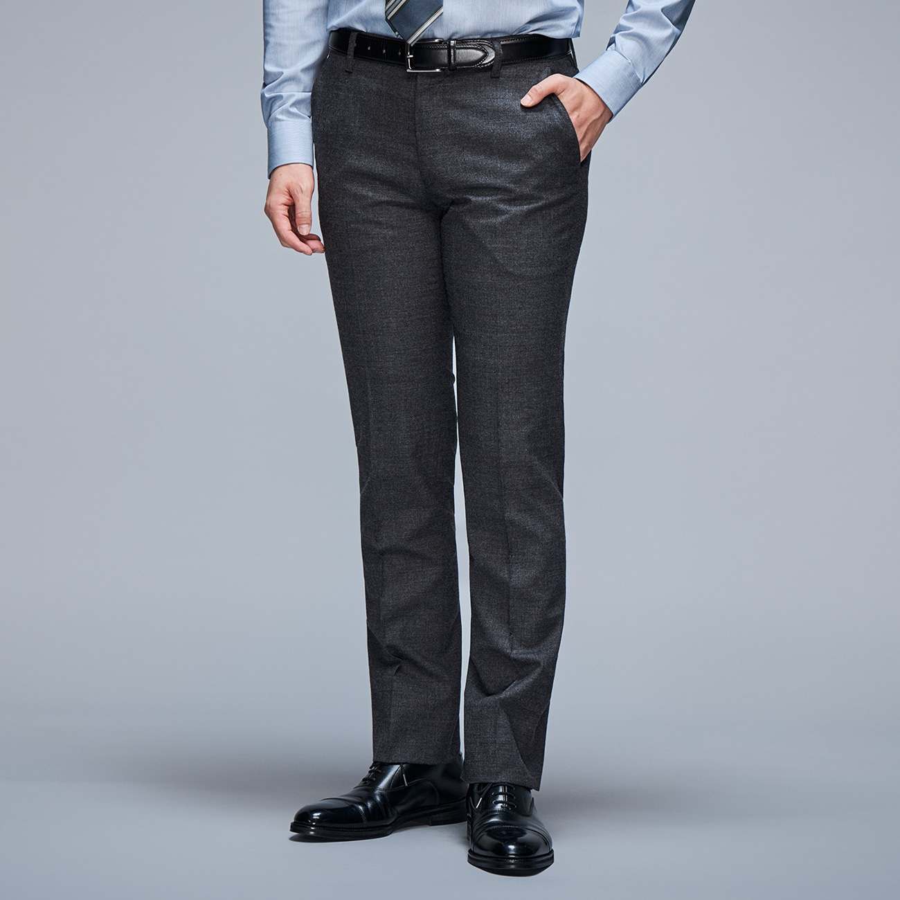 日本製 洗える 上質ウール エミネント ノータックパンツ CAFE SOHO 日本製 洗える 上質ウール エミネント ノータックパンツ CAFE SOHO